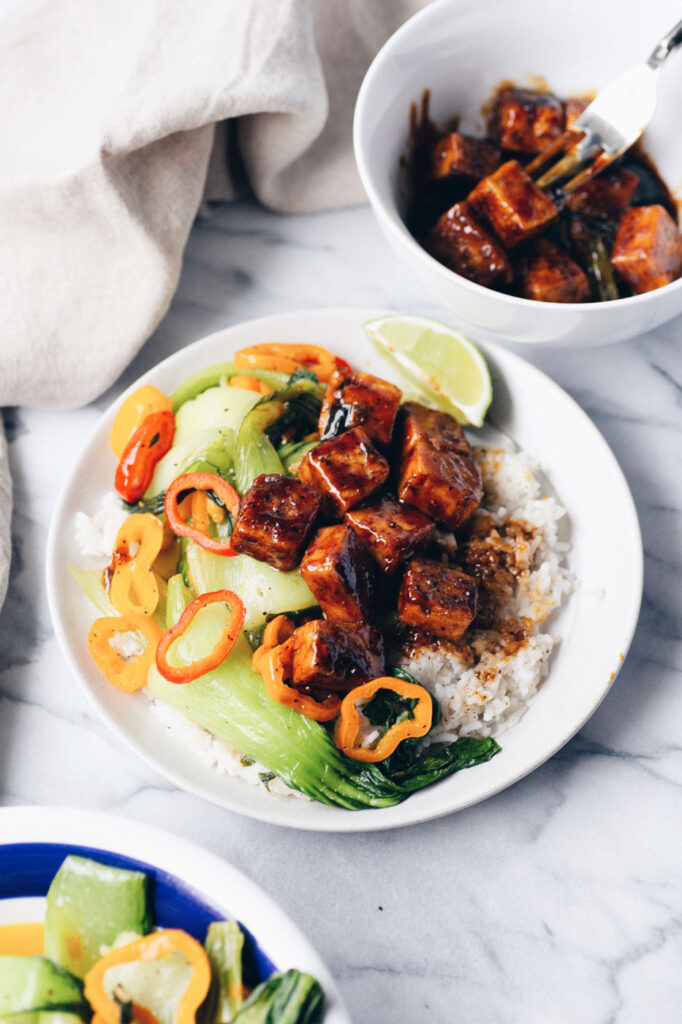 General Tao Rice General Tao Tofu with Jasmine Rice – Roberta Baker